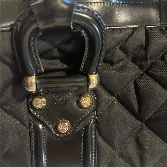 Burberry Black Quilted Shoulder Bag - Picture 7 of 8